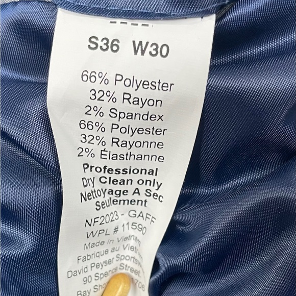 Nautica Men's Ventura Modern Fit Suit Jacket Navy Blue 36S Brand New Blazer - Picture 4 of 4